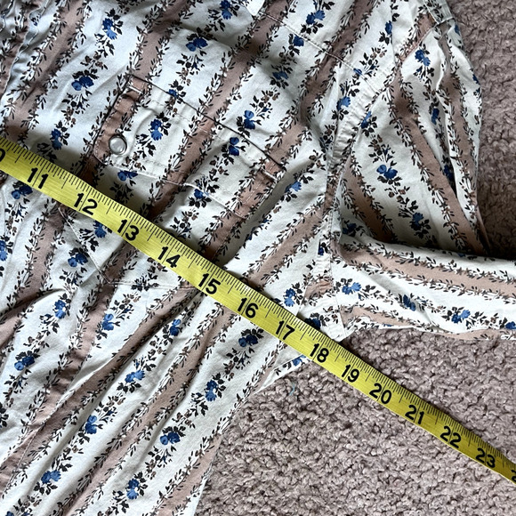 Women's Cottagecore Vintage Columbia Button Front Blouse PM - Picture 4 of 5